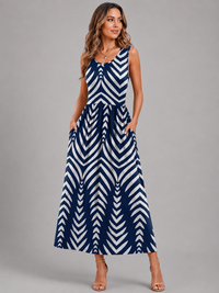Marineblau Druck