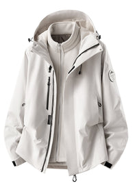 Fleece-Innenjacke – Perlenweiß
