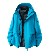 Daunen-Innenjacke – Tauchblau