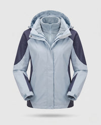 Damen Outdoor Jacke Hellblau